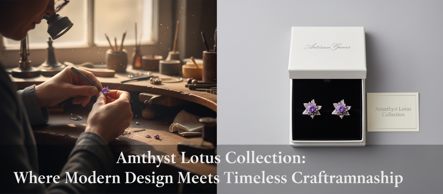 Crystal Lotus Stud Earrings, Niche High-End Design, Delicate Small Earrings for Women