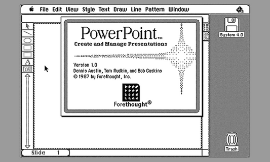 The Birth of PowerPoint: An Apple Affair