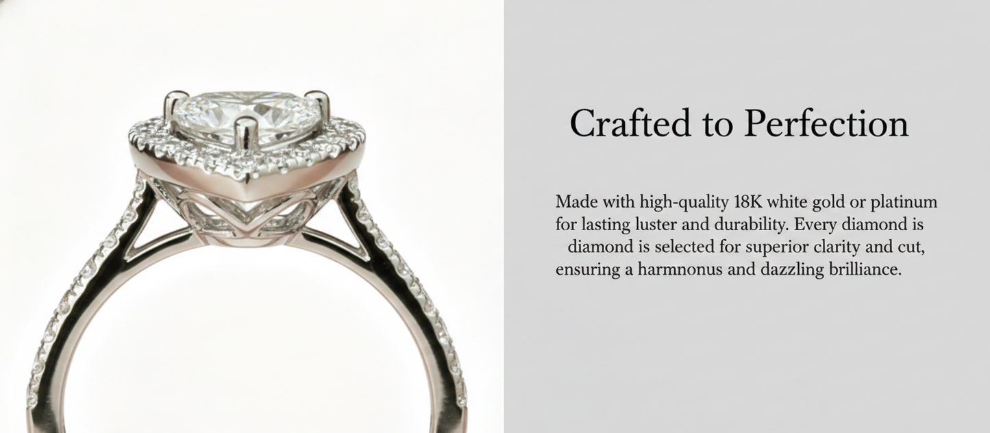 925 Silver Plated Sparkling Zircon Love Heart Ring for Women, INS Style Light Luxury High-End Design, Adjustable Open Band Proposal Ring