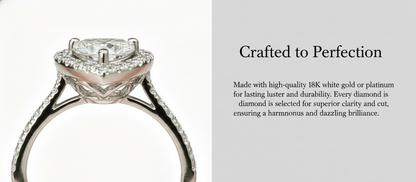 925 Silver Plated Sparkling Zircon Love Heart Ring for Women, INS Style Light Luxury High-End Design, Adjustable Open Band Proposal Ring