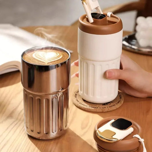 BISNUF｜Coffee Thermos With Temperature Display