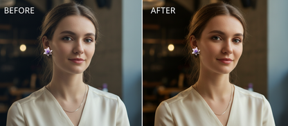 Crystal Lotus Stud Earrings, Niche High-End Design, Delicate Small Earrings for Women