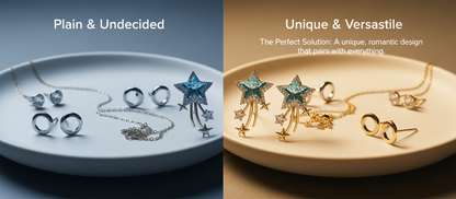 Summer Star Zircon Earrings, Niche Creative Design, Delicate Studs, Elegant Light Luxury, High-End Fashion Jewelry