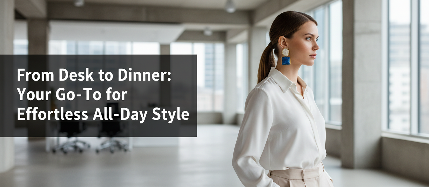 Asymmetric Blue Drop Earrings – Light Luxury, Niche Design, Unique & High-End Fashion