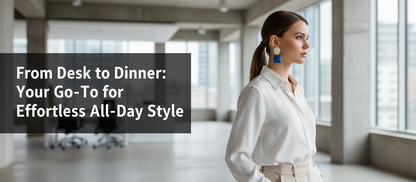 Asymmetric Blue Drop Earrings – Light Luxury, Niche Design, Unique & High-End Fashion