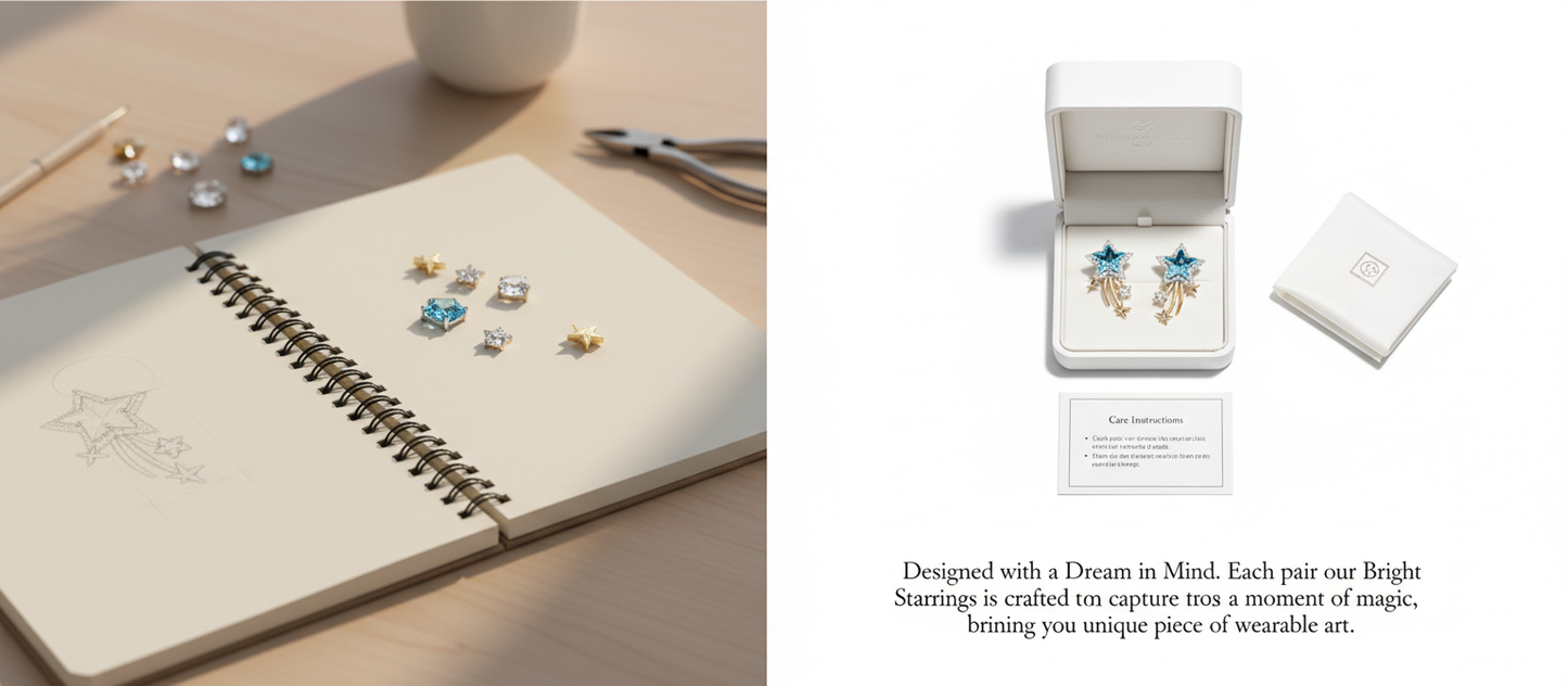 Summer Star Zircon Earrings, Niche Creative Design, Delicate Studs, Elegant Light Luxury, High-End Fashion Jewelry