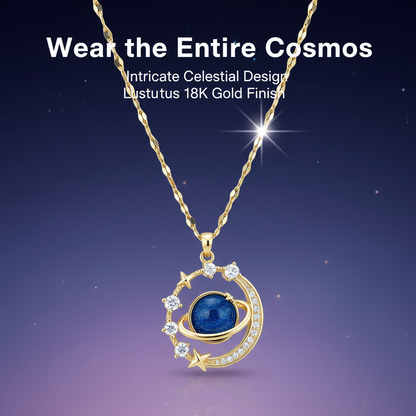 Starry Moon & Star Light Luxury Elegant Necklace